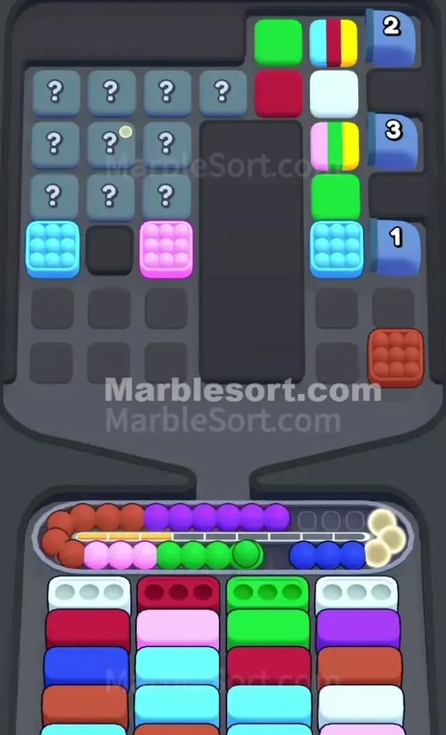 Marble Sort Level 427 Solution 1