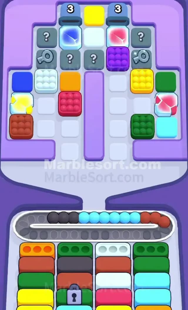 Marble Sort Level 528 Solution 1