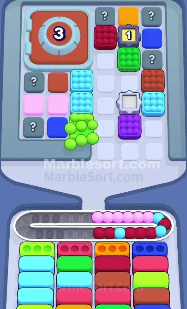 Marble Sort Level 313 Solution 1