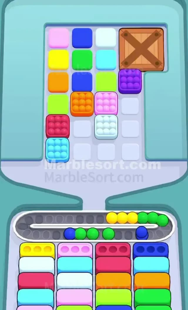 Marble Sort Level 351 Solution 1