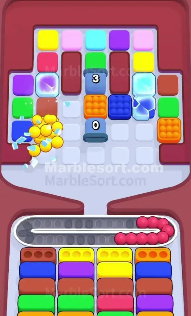 Marble Sort Level 532 Solution 1