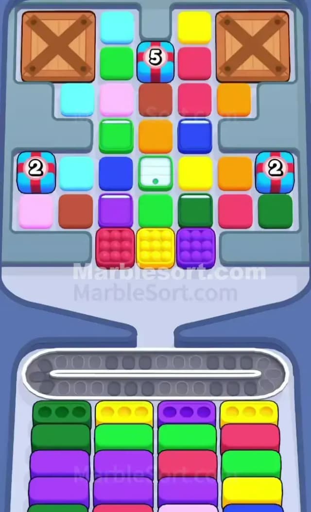Marble Sort Level 395 Gameplay