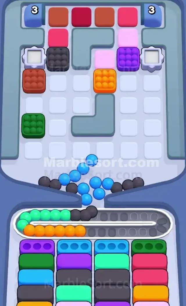 Marble Sort Level 309 Solution 2