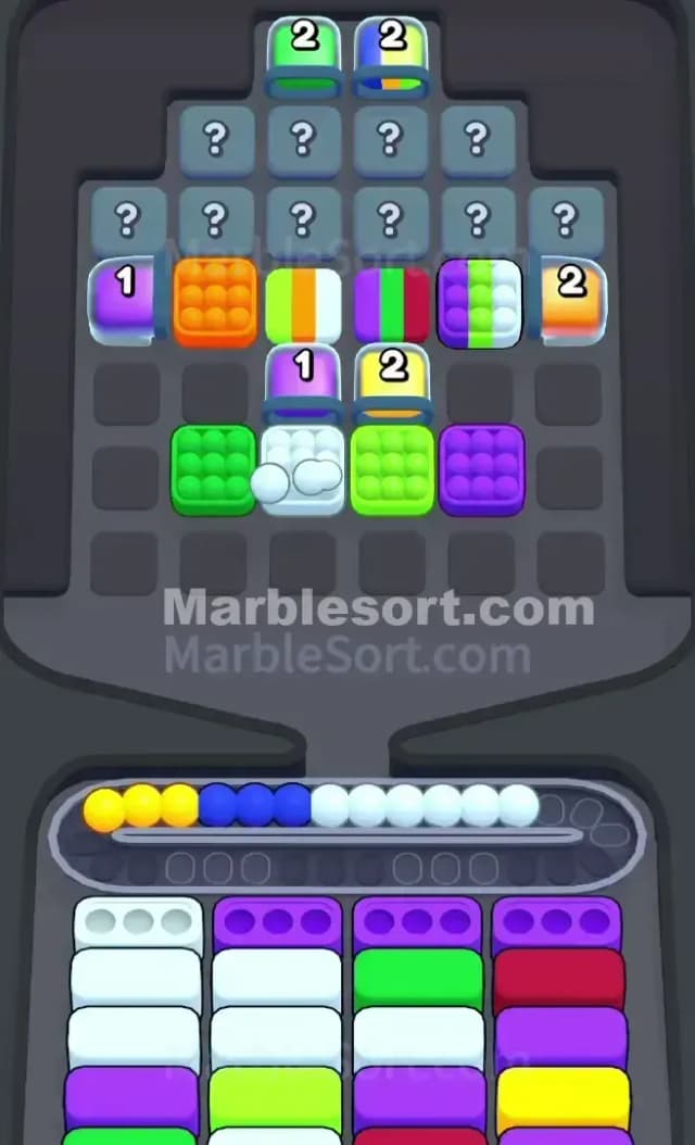 Marble Sort Level 544 Solution 1