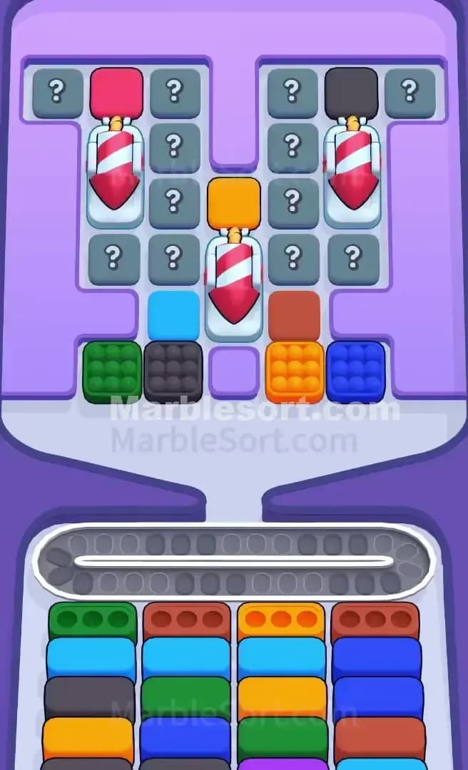 Marble Sort Level 672 Screenshot