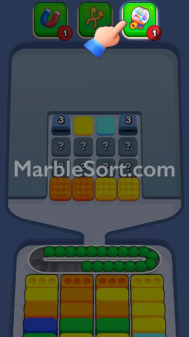 Shooter Booster in Marble Sort