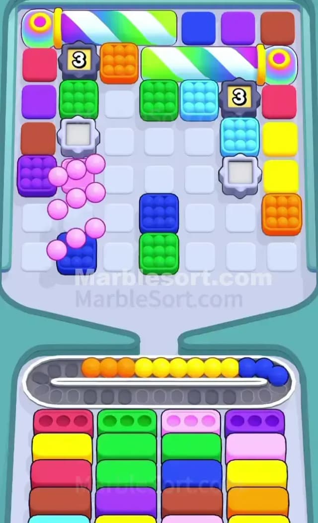 Marble Sort Level 652 Solution 1
