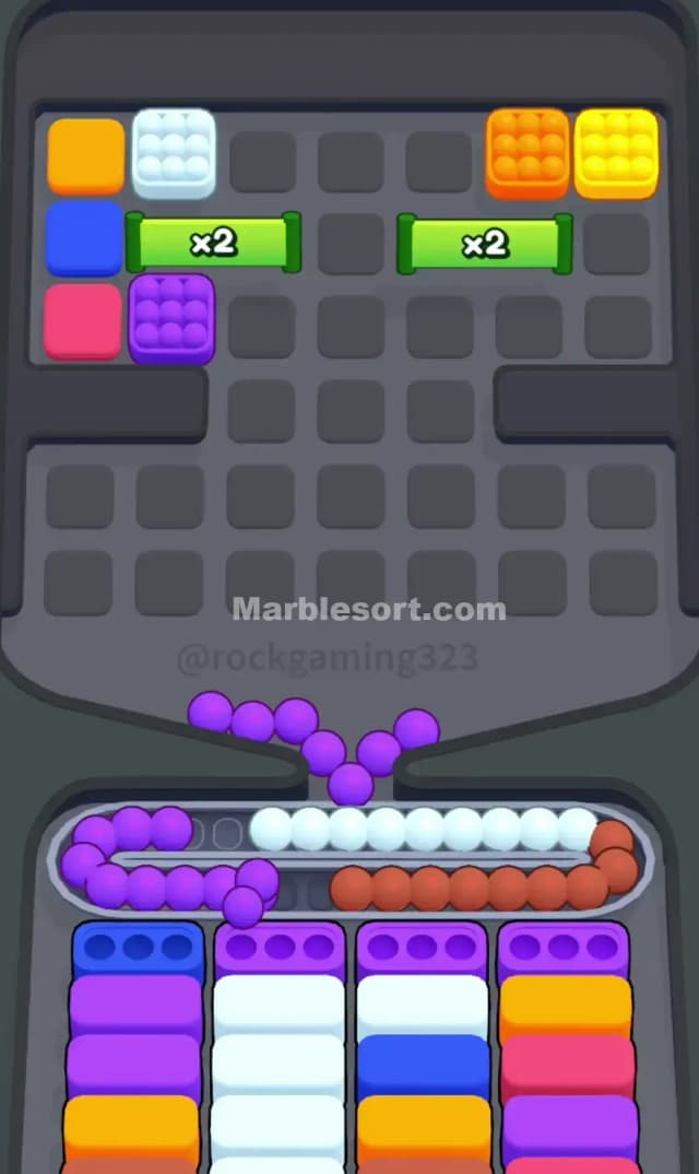 Marble Sort Level 357 Solution 2