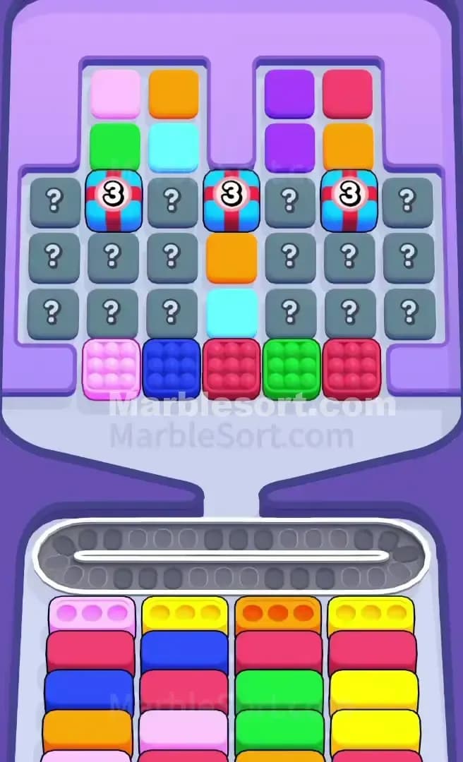 Marble Sort Level 525 Screenshot