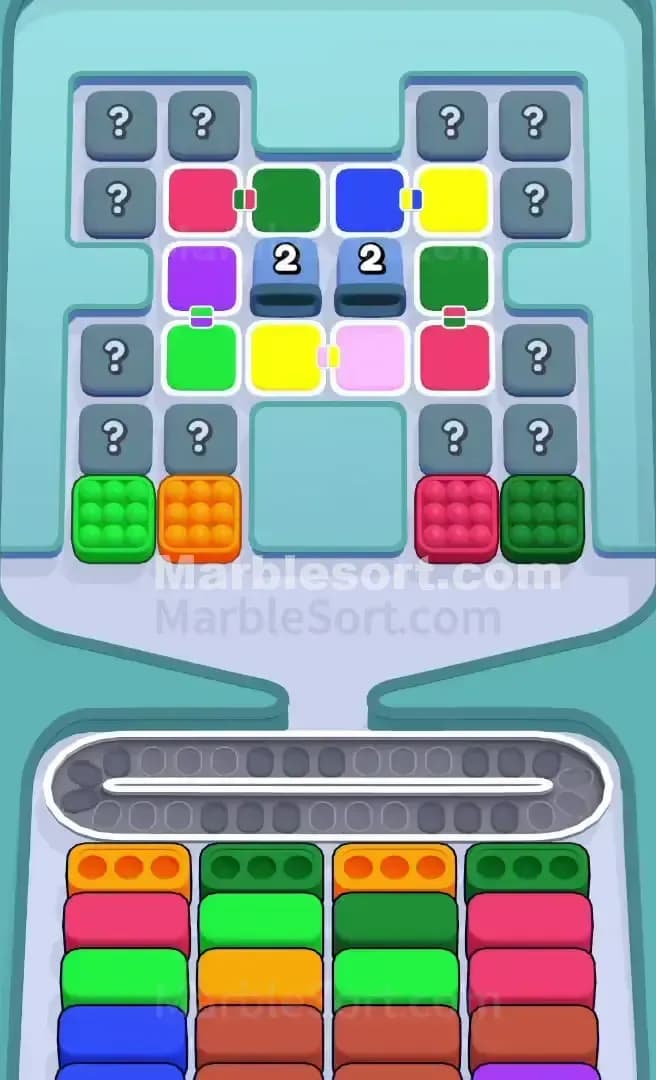 Marble Sort Level 352 Screenshot