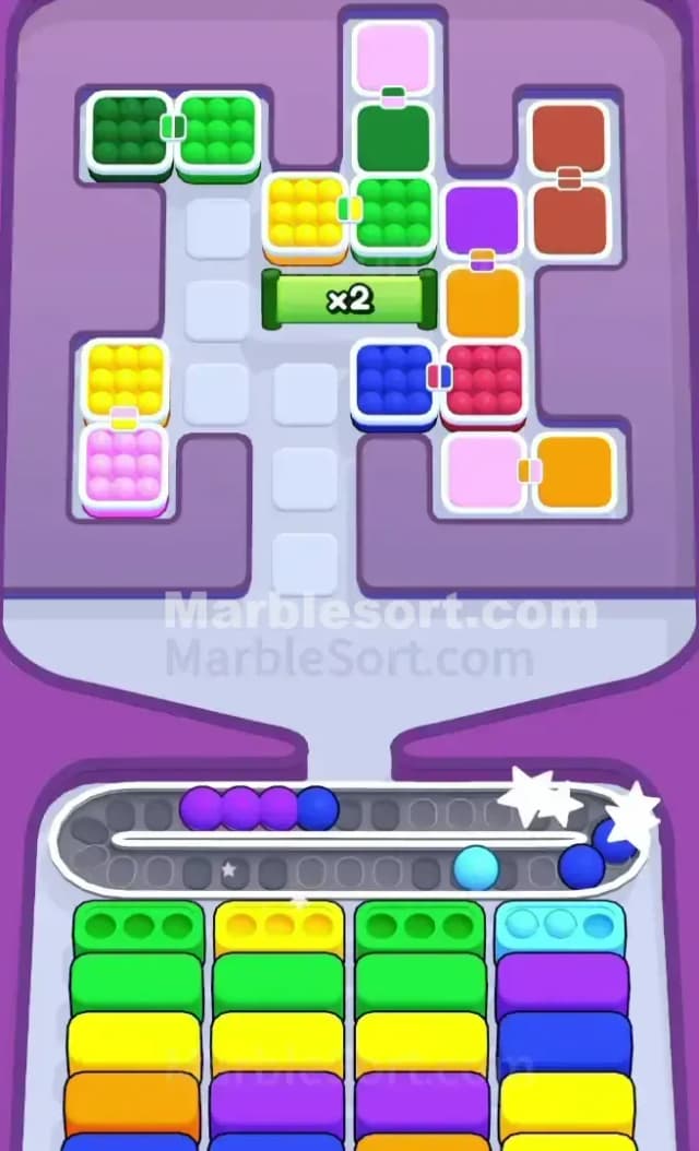 Marble Sort Level 482 Solution 1