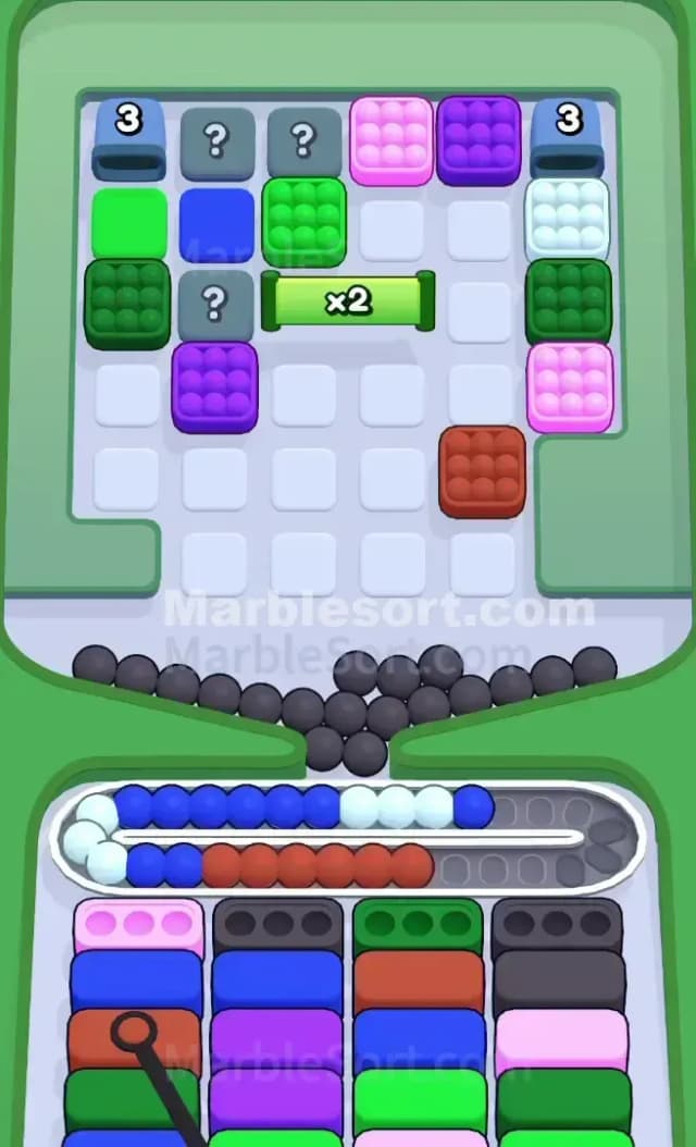 Marble Sort Level 332 Solution 1