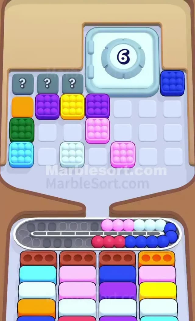 Marble Sort Level 738 Solution 1