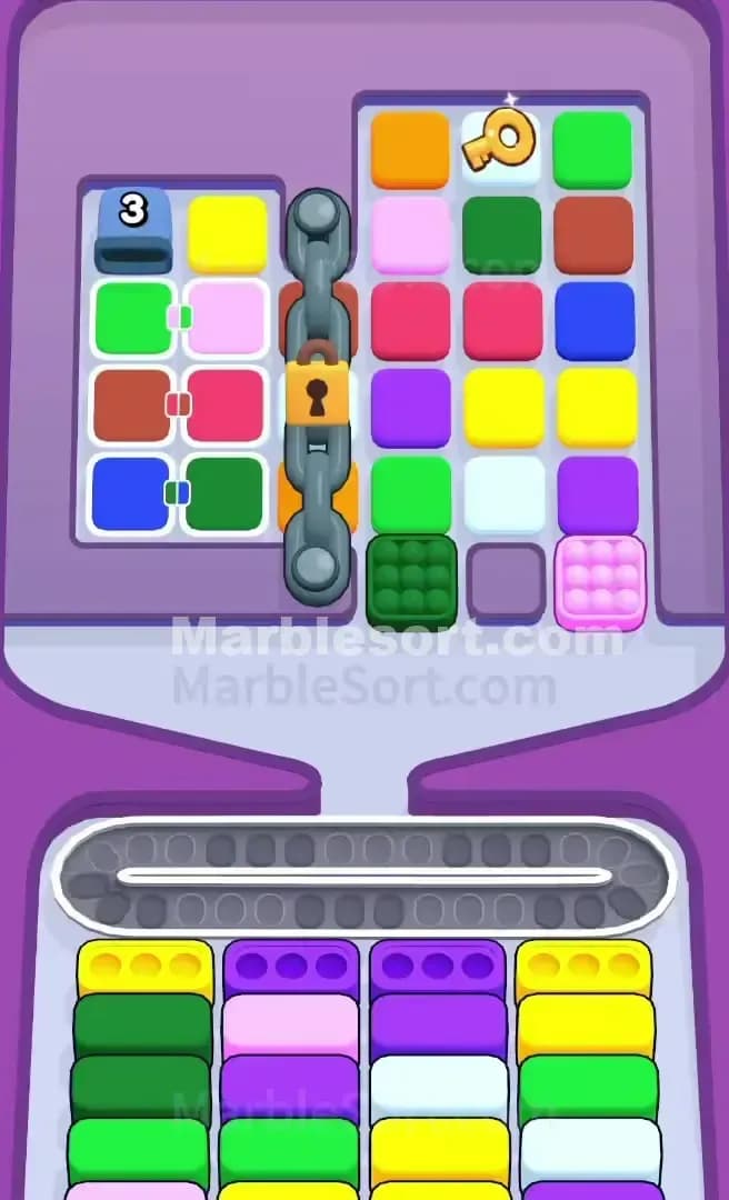 Marble Sort Level 325 Screenshot