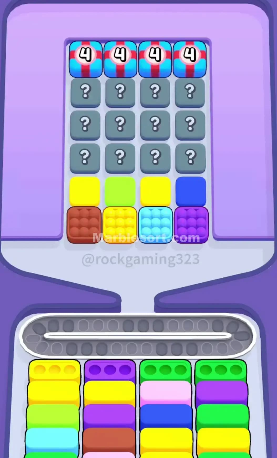 Marble Sort Level 133 Screenshot
