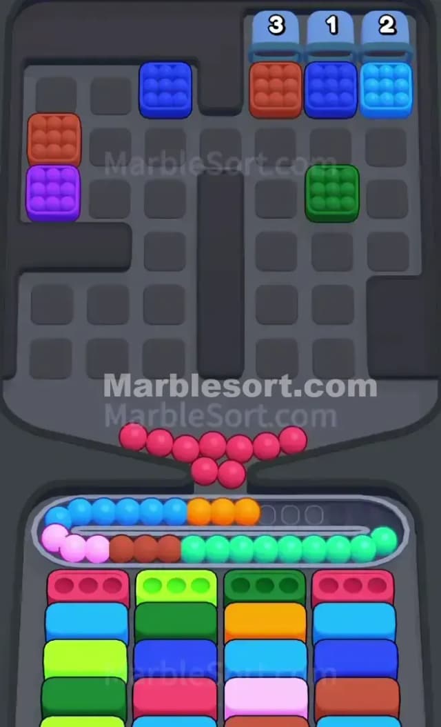 Marble Sort Level 610 Solution 2