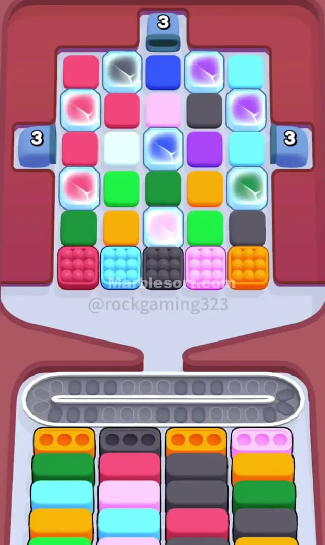 Marble Sort Level 382 Solution 3