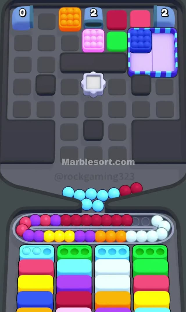 Marble Sort Level 254 Solution 2