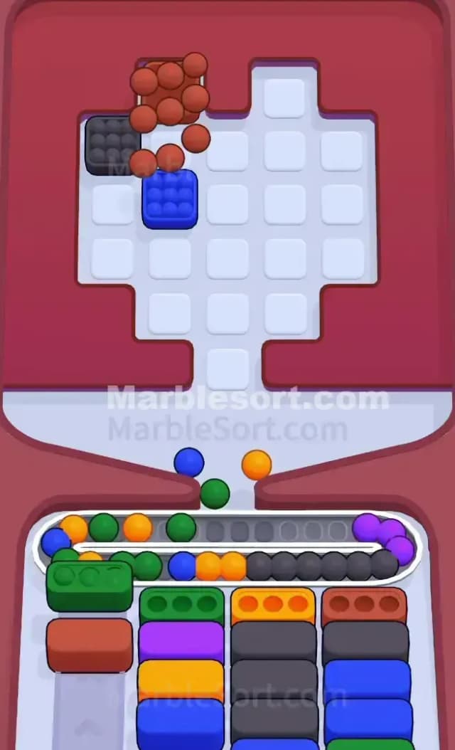 Marble Sort Level 612 Solution 3