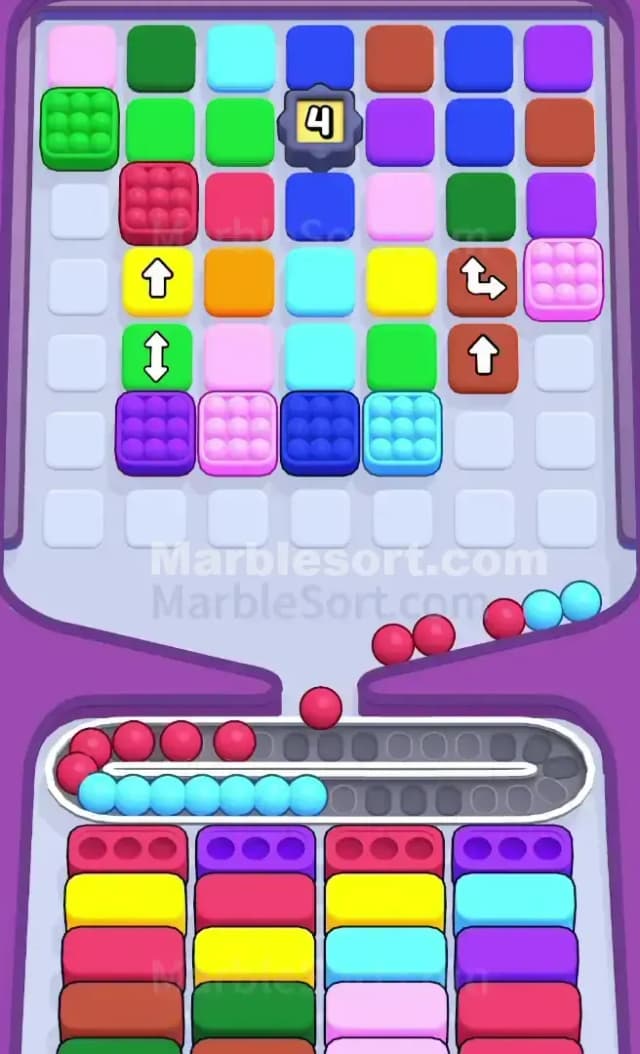 Marble Sort Level 633 Solution 1