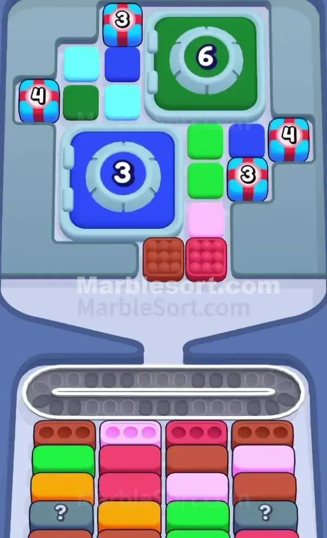 Marble Sort Level 396 Gameplay