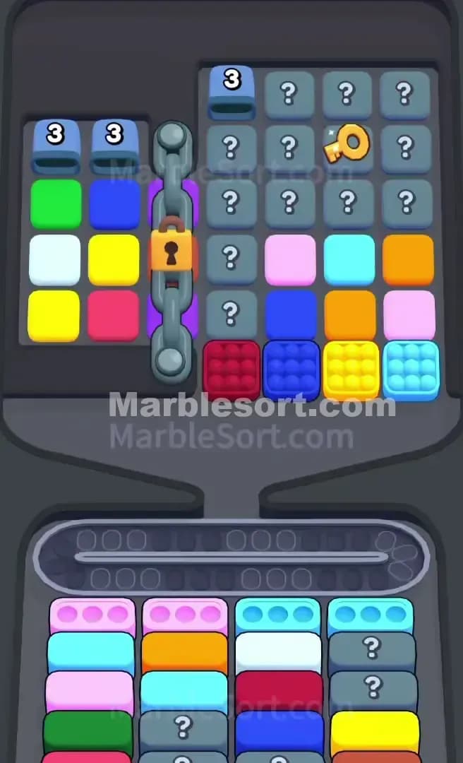 Marble Sort Level 447 Screenshot