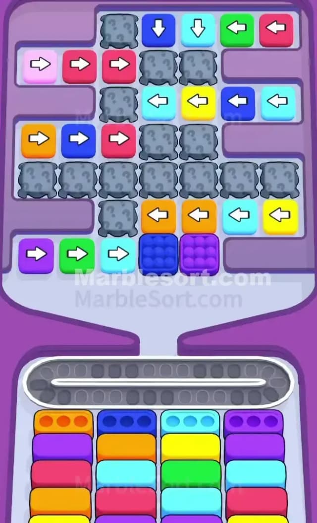Marble Sort Level 475 Gameplay