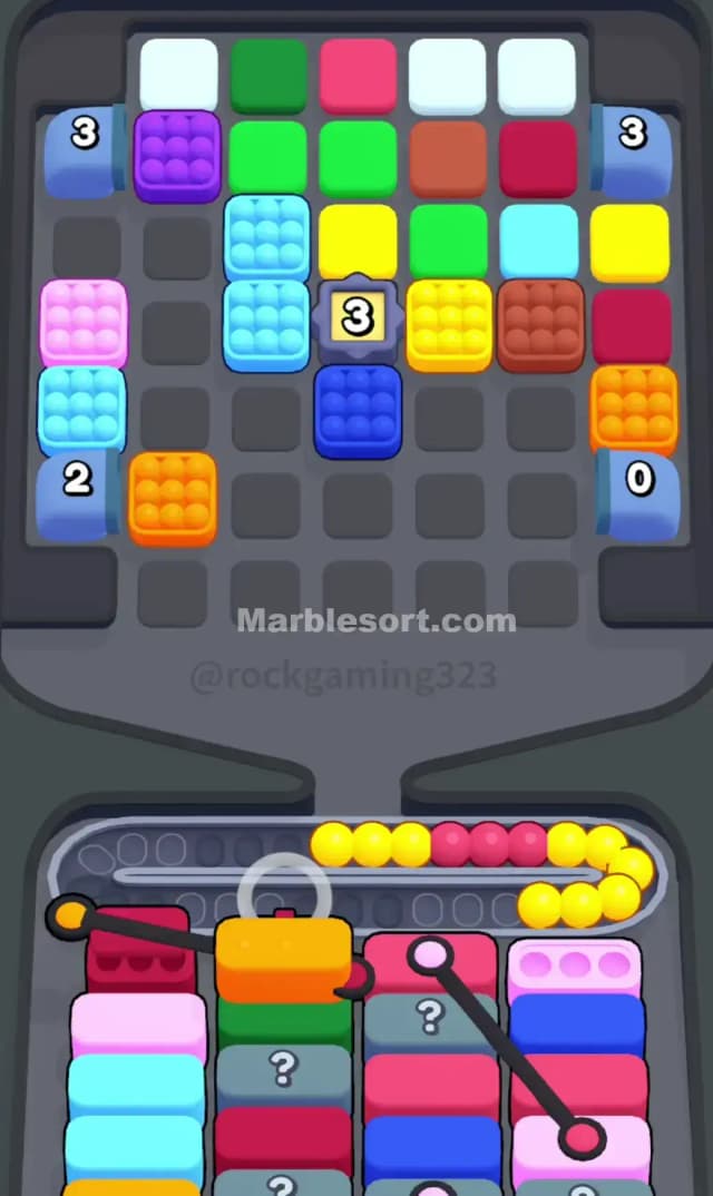 Marble Sort Level 314 Solution 1
