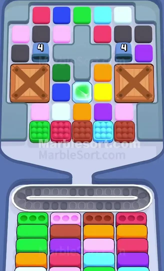Marble Sort Level 389 Screenshot