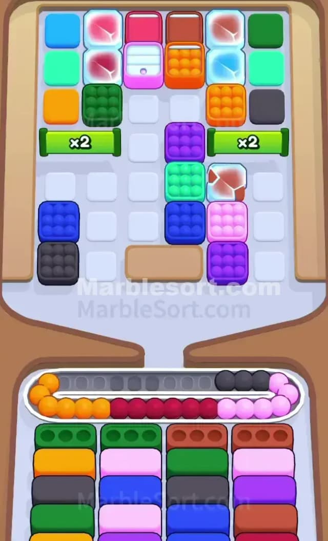 Marble Sort Level 589 Solution 1