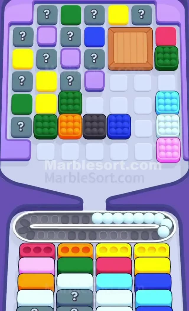 Marble Sort Level 605 Solution 1