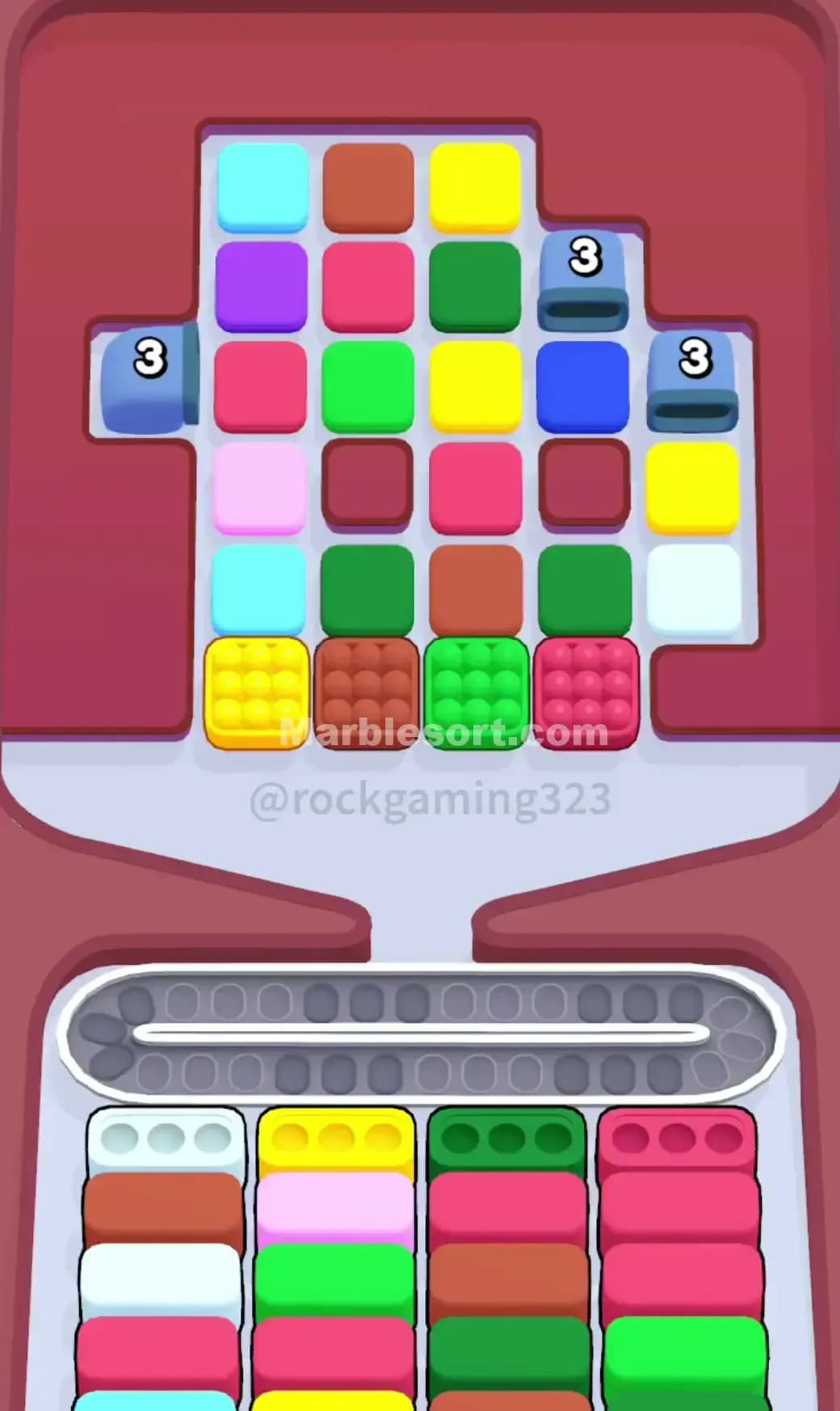 Marble Sort Level 378 Screenshot