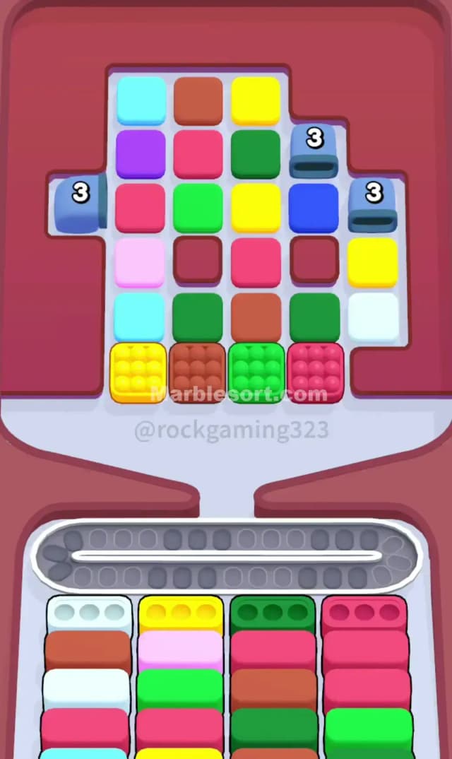 Marble Sort Level 378 Gameplay