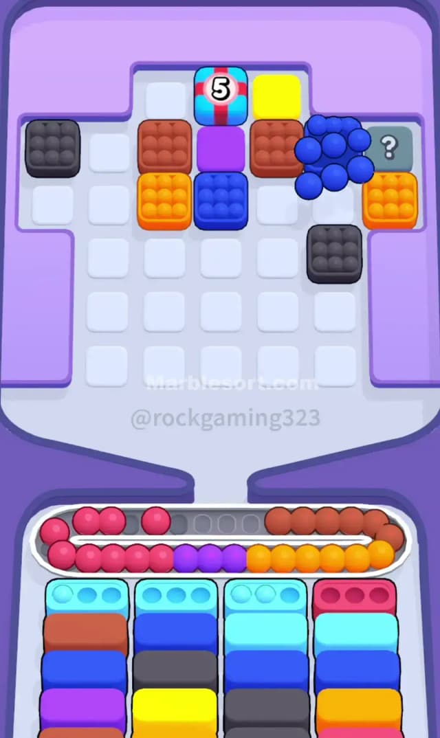 Marble Sort Level 372 Solution 2