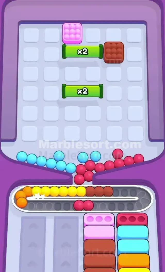 Marble Sort Level 632 Solution 3