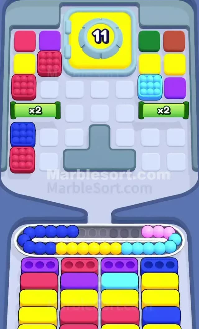 Marble Sort Level 316 Solution 1