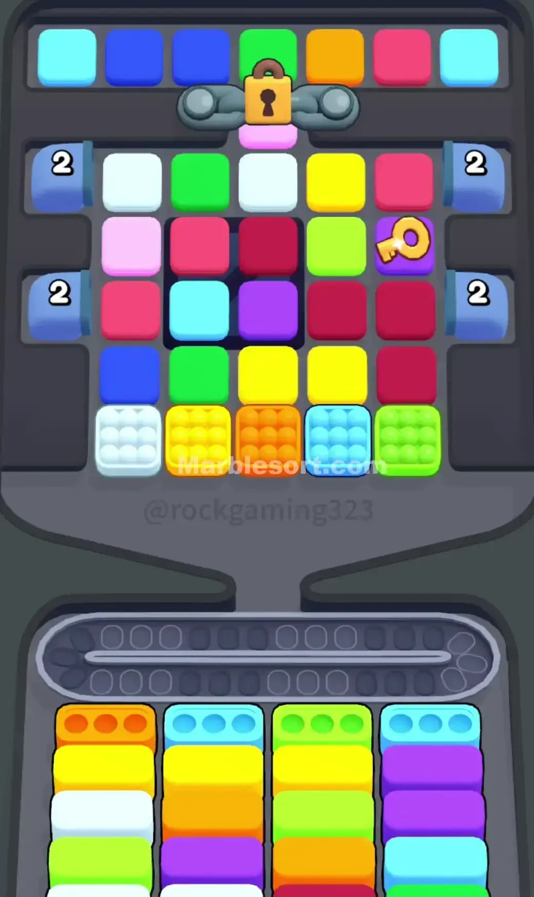 Marble Sort Level 187 Screenshot
