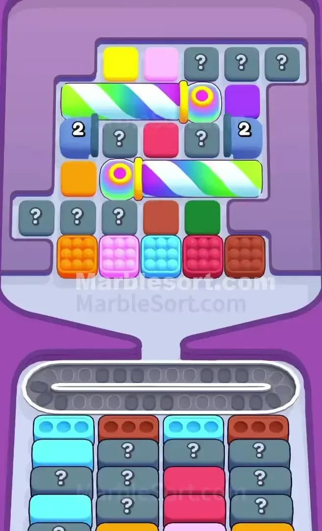 Marble Sort Level 558 Screenshot