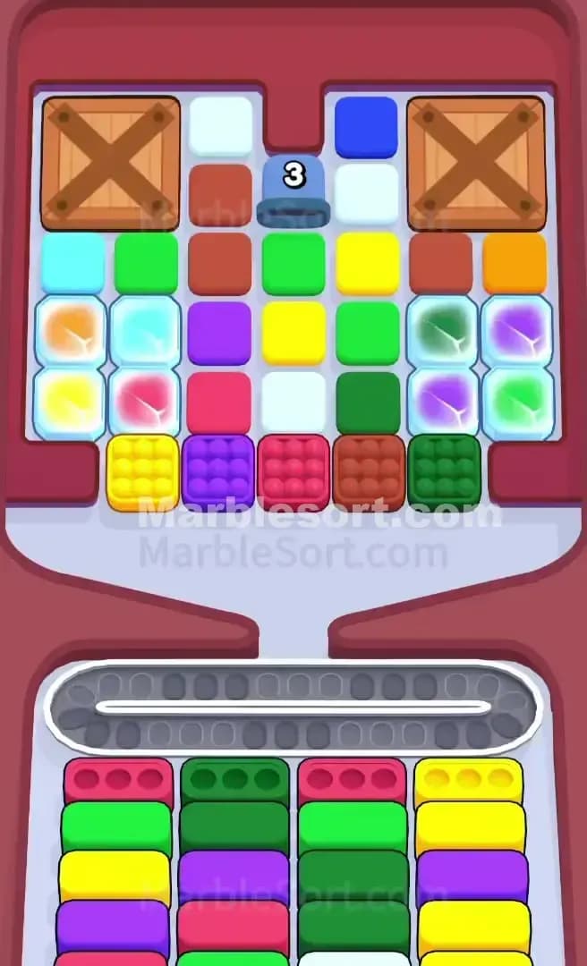 Marble Sort Level 538 Screenshot