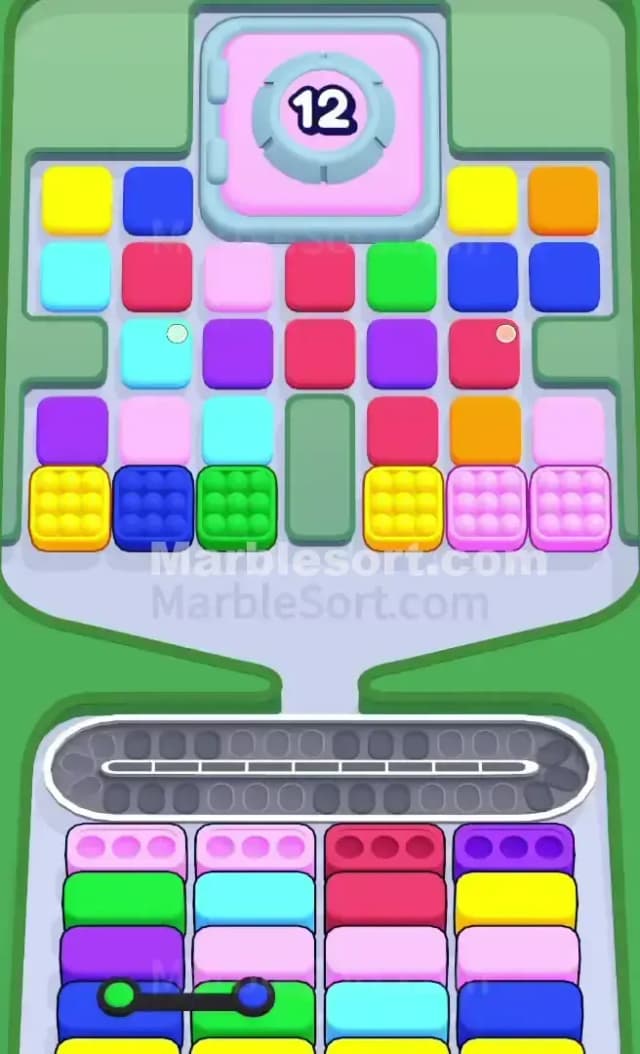 Marble Sort Level 571 Gameplay