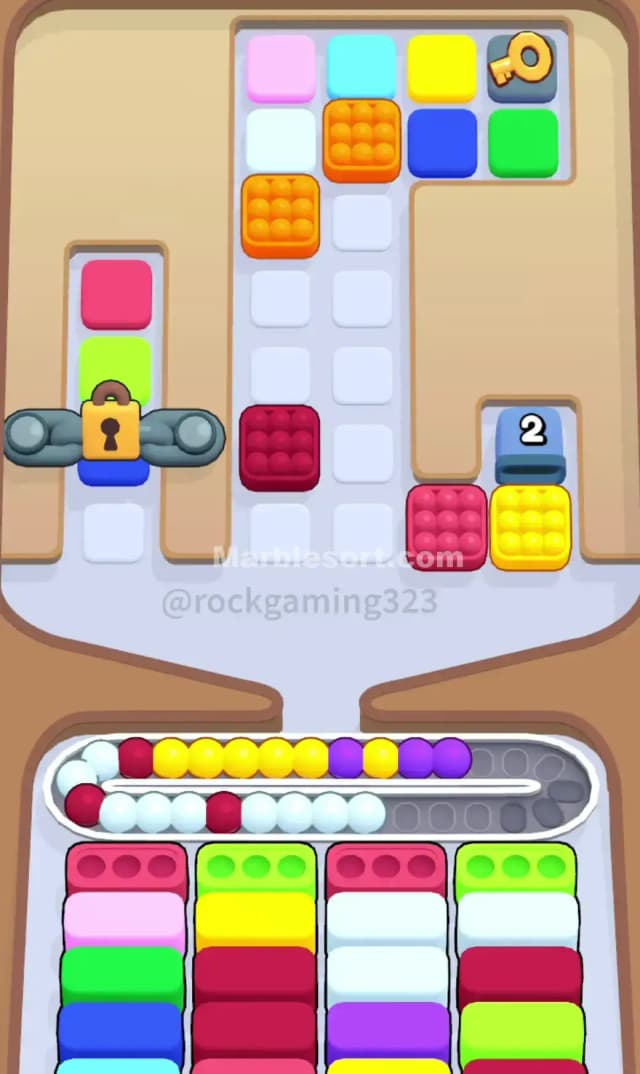 Marble Sort Level 353 Solution 1