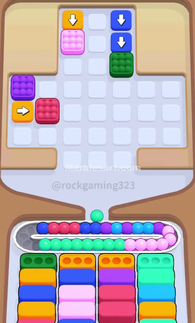 Marble Sort Level 129 Solution 2
