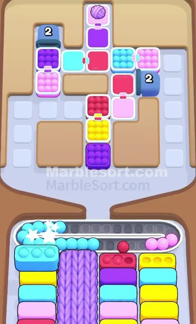 Marble Sort Level 511 Solution 1