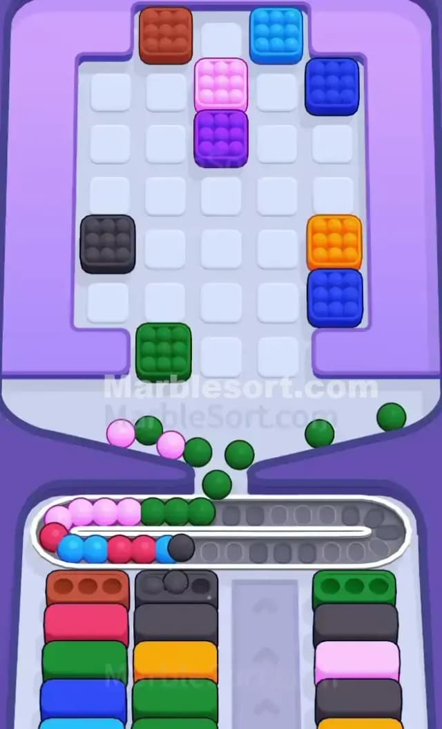 Marble Sort Level 595 Solution 2