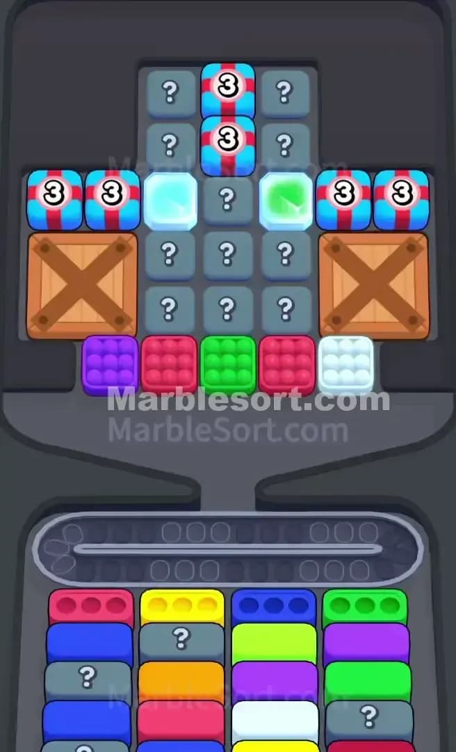 Marble Sort Level 454 Screenshot