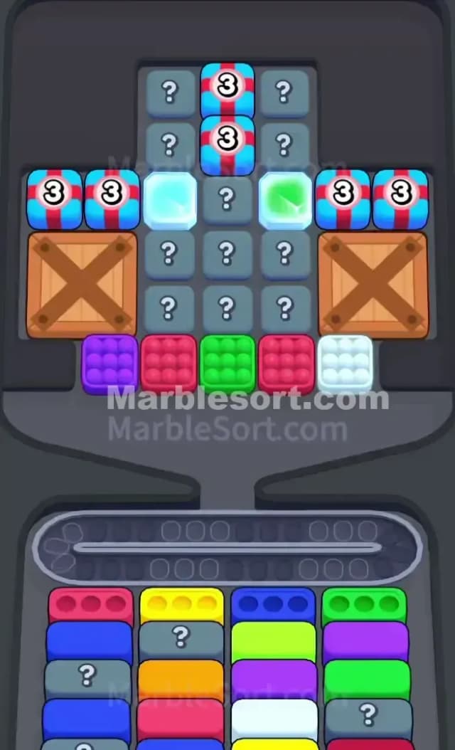 Marble Sort Level 454 Gameplay