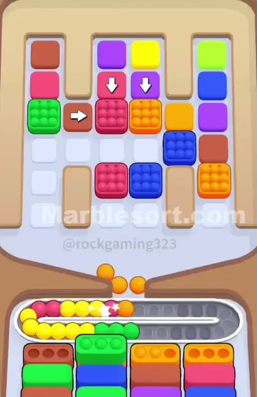 Marble Sort Level 355 Solution 1