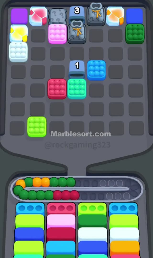 Marble Sort Level 260 Solution 2