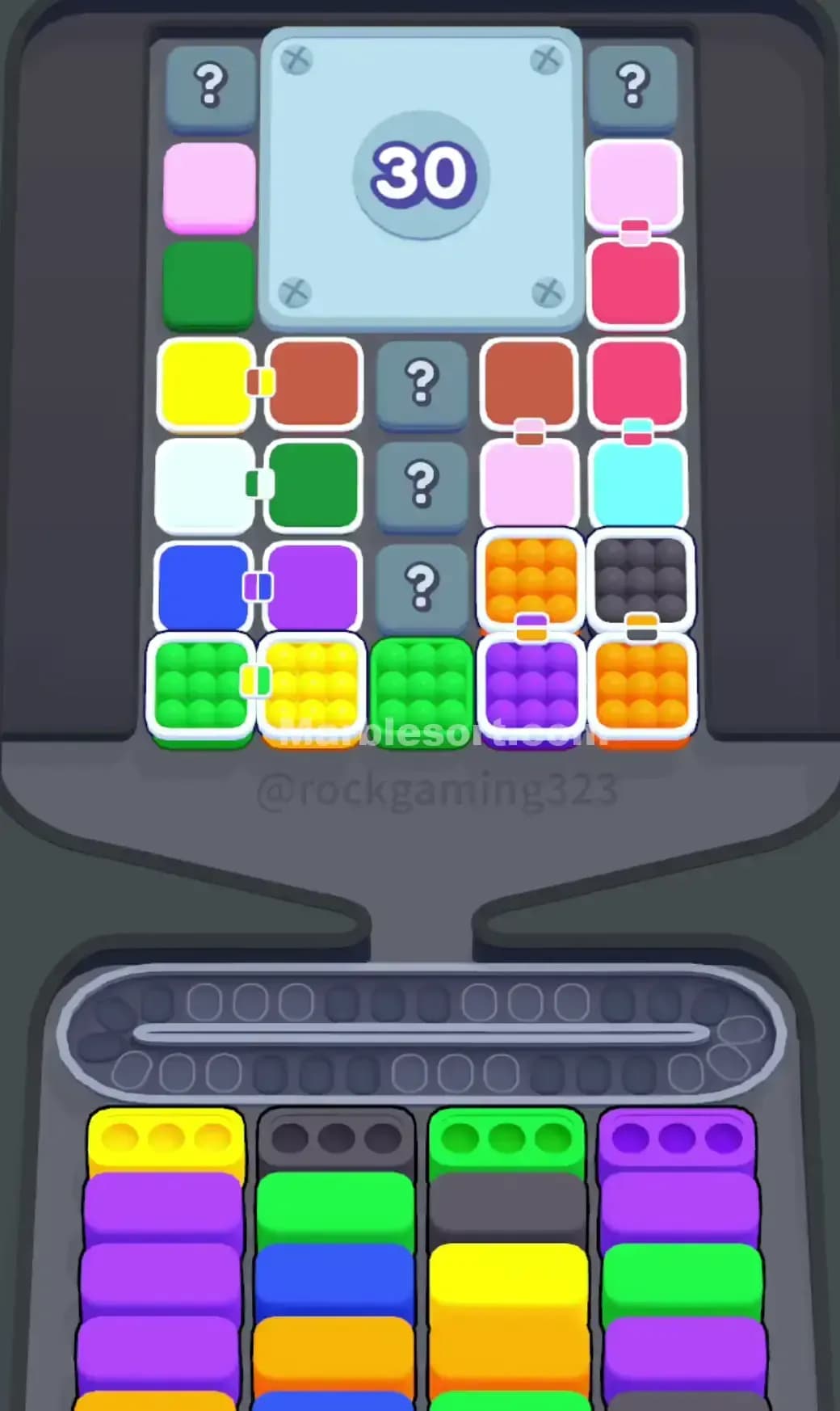 Marble Sort Level 217 Screenshot