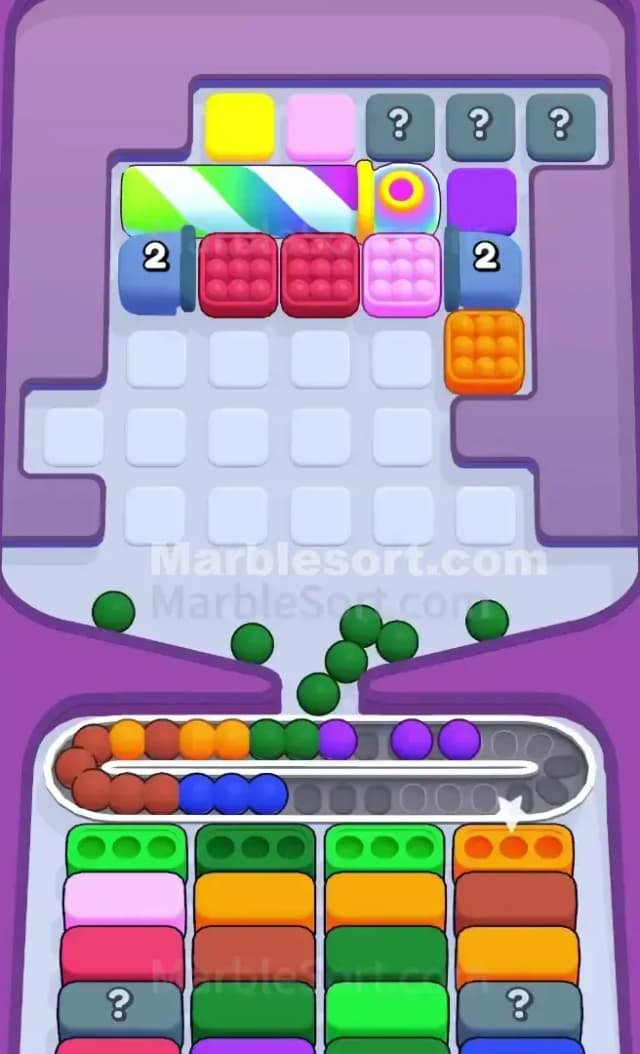 Marble Sort Level 558 Solution 1